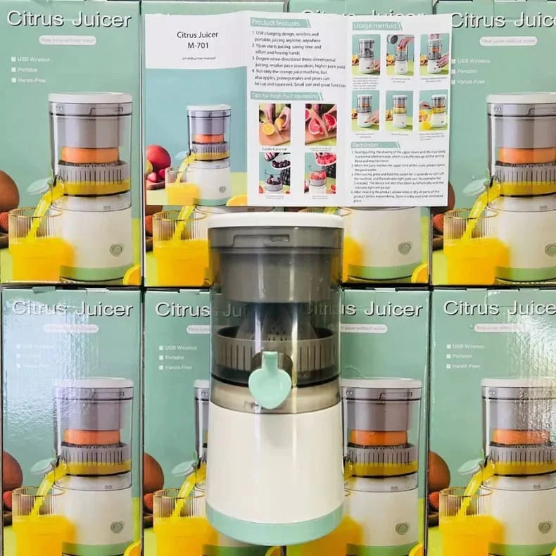 Sitrus Saftpresse Oppladbar Bærbar Juicer Skanto