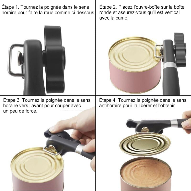 Safe-Cut Rustfritt Stål Boksåpner | Skanto