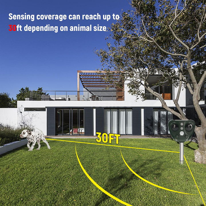 Skanto | Ultrasonic Bird Repeller, Solar Powered