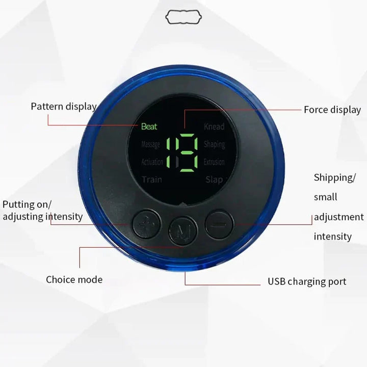 EMS Mini Body Massager Puls Nakke Smerte Lindring Skanto