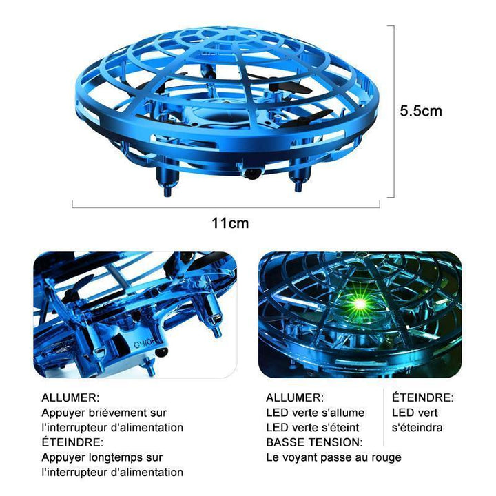 Ufo Mini Flygende Biler Droner med Induksjon | Skanto