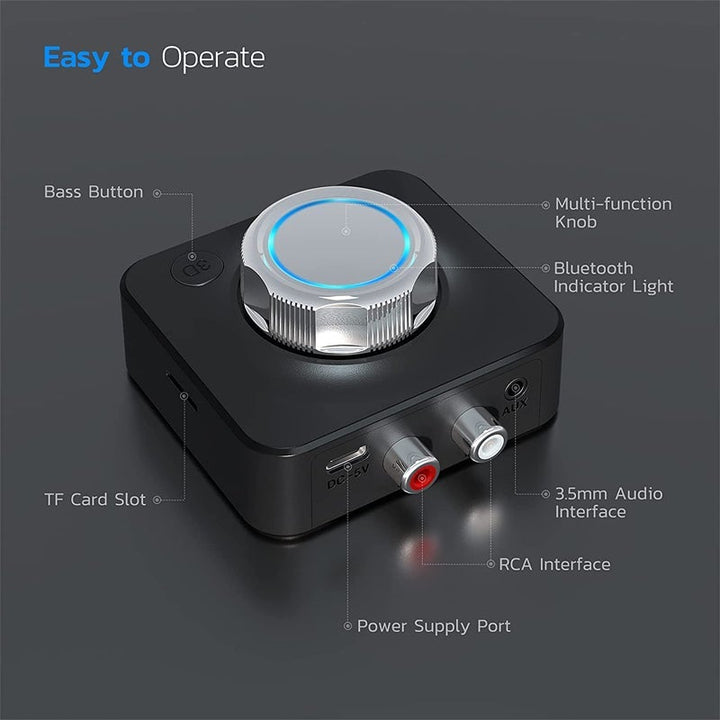 Skanto | Bluetooth 5.0 Audio RCA-mottaker
