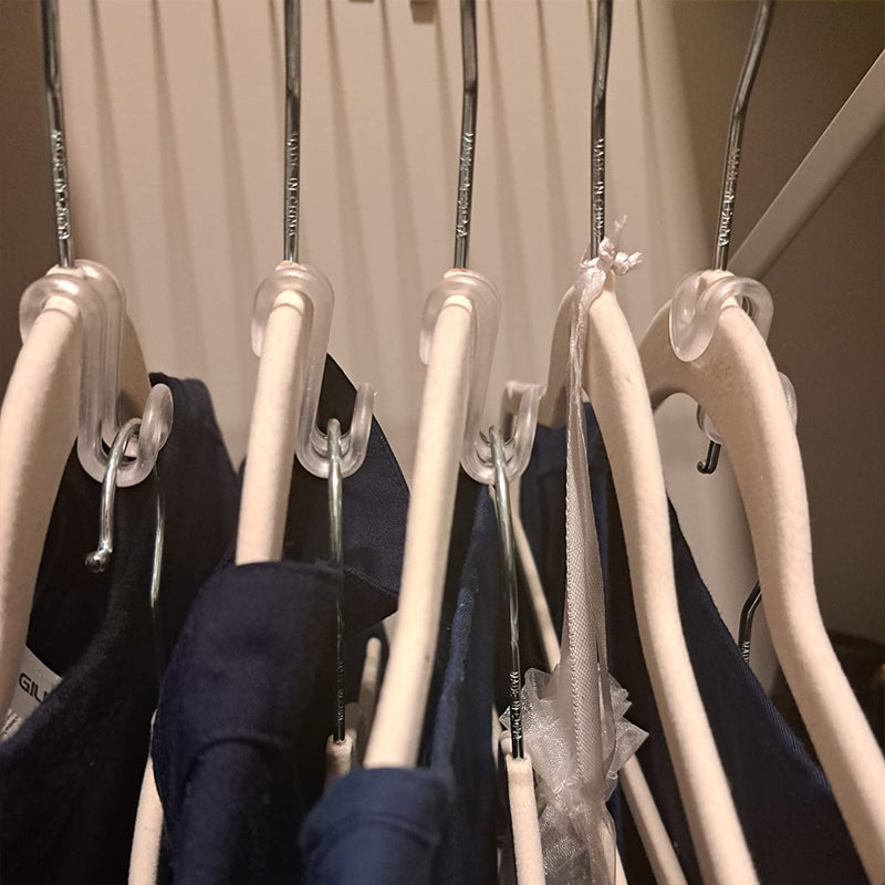 Gjennomsiktige koblingskroker for kleshenger | Skanto
