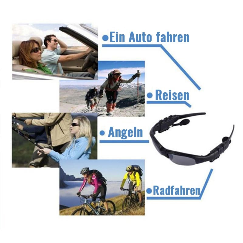 Skanto | Trådløse Sport Bluetooth Polariserte Briller