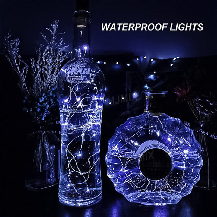 Skanto | LED Flaske Lys Kork Natt Lys DIY Dekor Gave