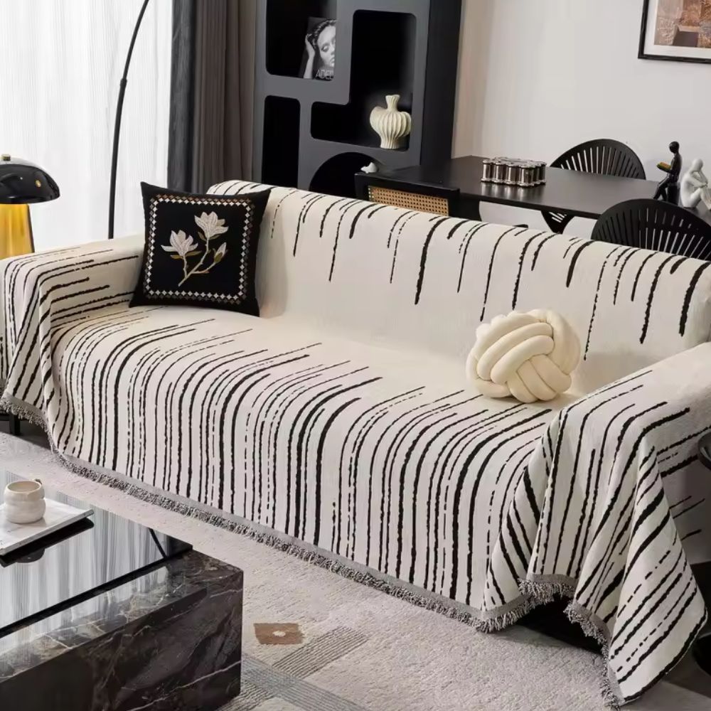 Skanto | Velour Cascade Sofa Cover