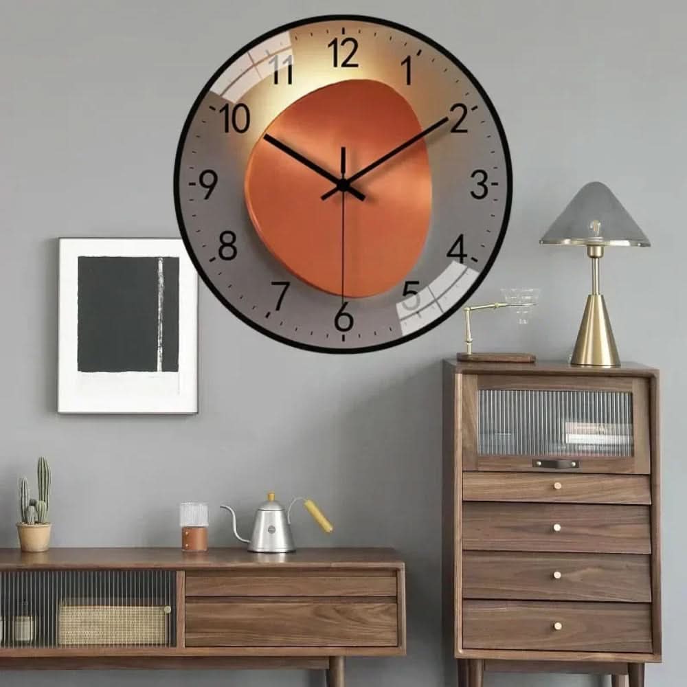 Skanto | Minimalistisk Digital Veggur – Stille & Klar Skjerm