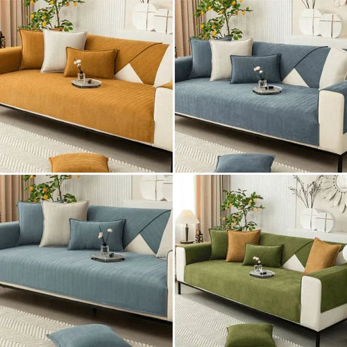 Skanto | Non-Slip Stretch Sofa Cover – Behagelig Sofabeskyttelse