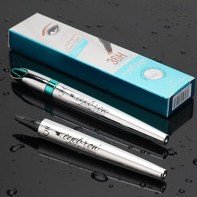 Skanto | 3D vanntett Microblading brynspenn 4 gaffeltipper tatoveringspenn