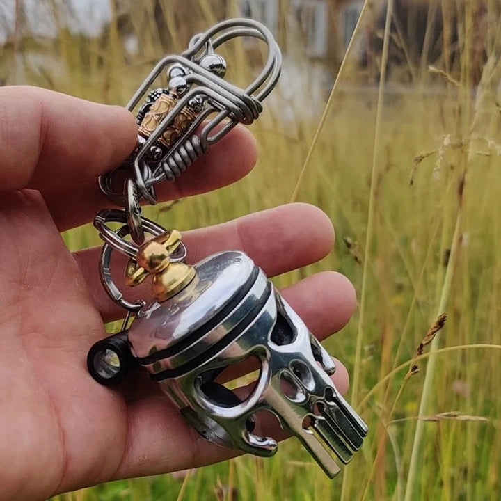 Skanto | Piston Art Skull Nøkkelring