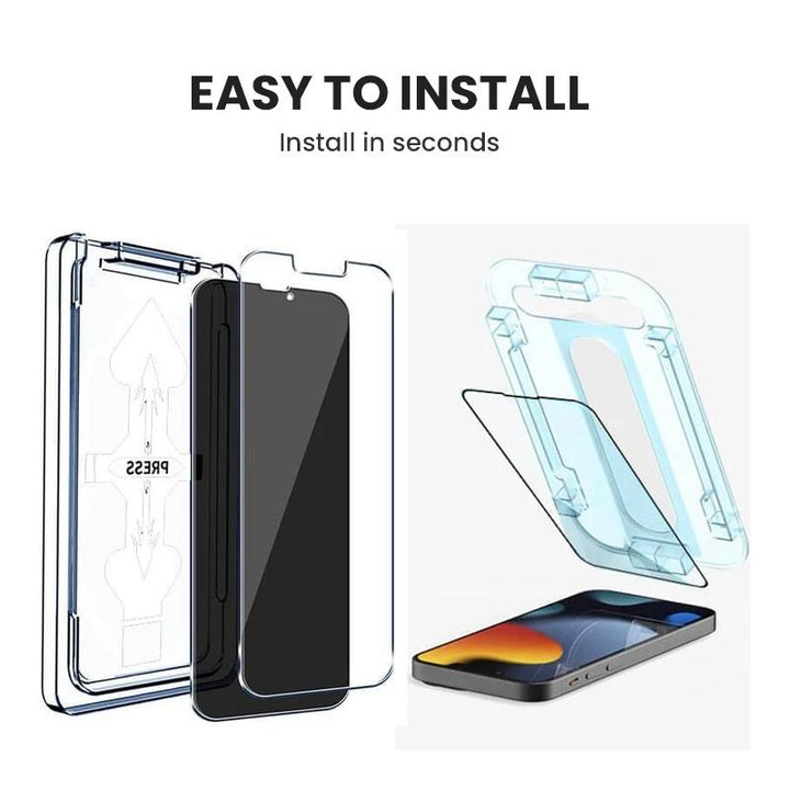 Skanto | Anti-Spy Skjermbeskytter Med Auto Justeringssett For iPhone