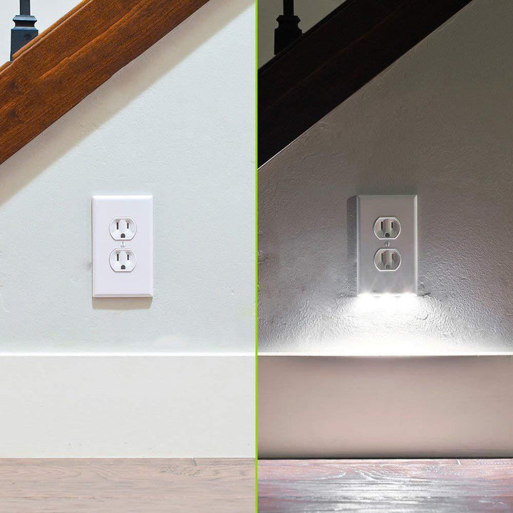Skanto | Outlet veggplate med LED nattlys