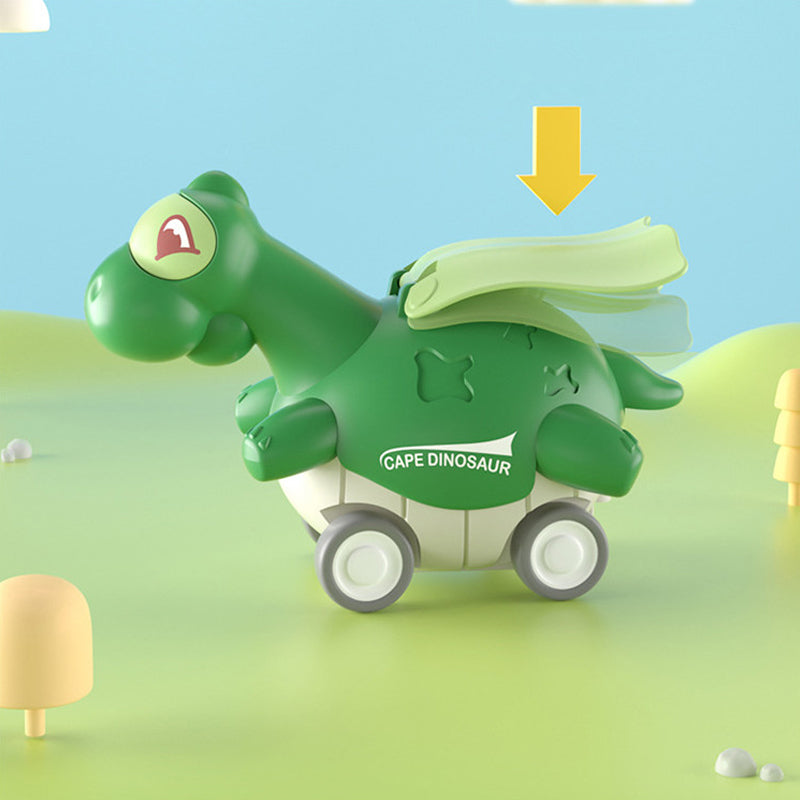 Skanto | Dinosaur Bil Leketøy med Trykk Mekanisme
