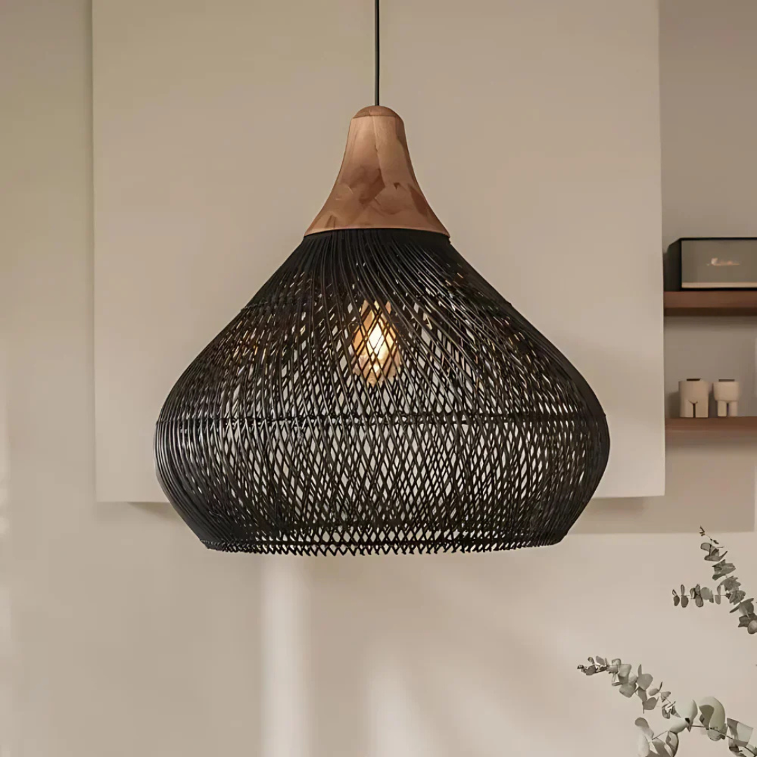 Skanto | Rattan Boho Pendellampe