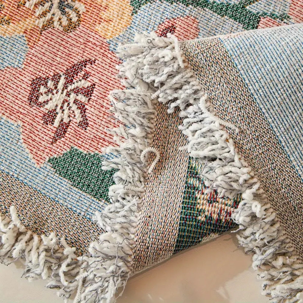 Skanto | Amara Floral Reversibel Sofa Deksel