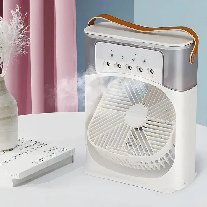 Skanto | 3-i-1 Vifte med 7-farge LED Lys - BreezeMaster Pro
