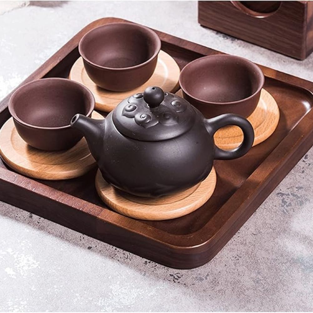 Skanto | Japansk stil tre coasters | 6 deler sett