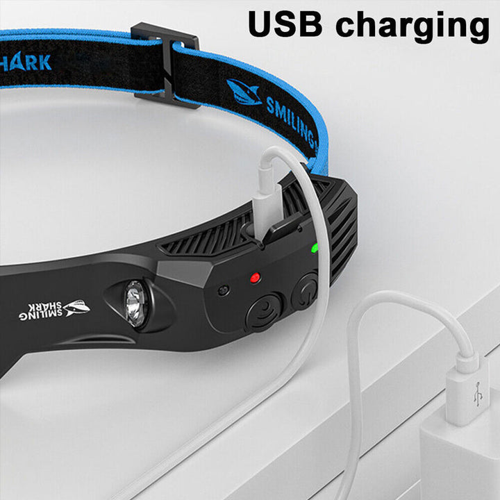 Skanto | Led USB Oppladbar Kraftig Hodelykt