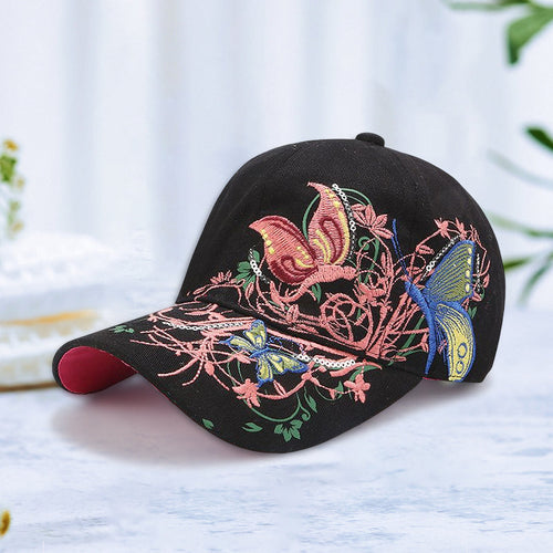Skanto | Justerbar Pustende Brodert Solhatt