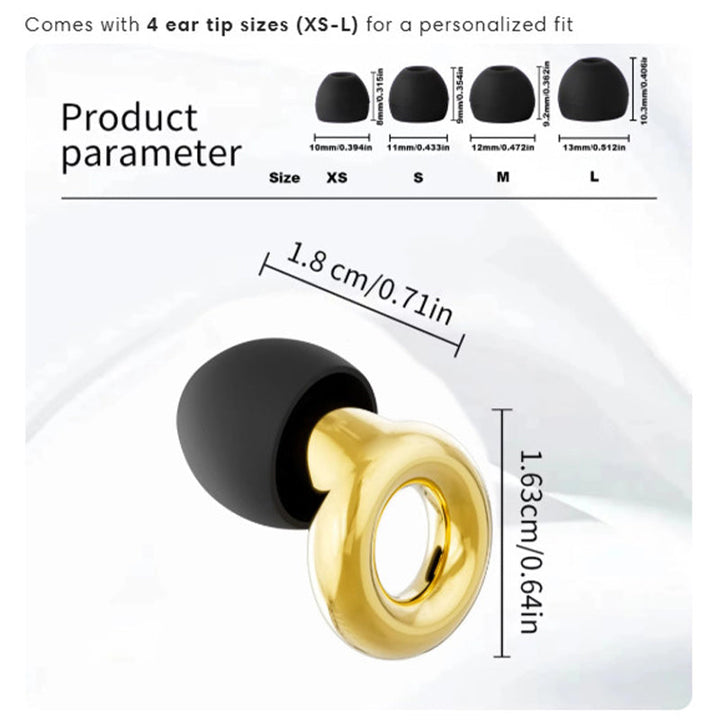 Skanto | Elektroplating turbin stille ørepropper
