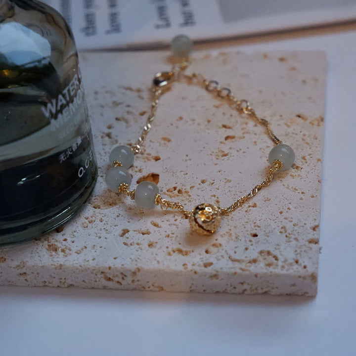 Skanto | Elegant Hetian Jade Bracelet