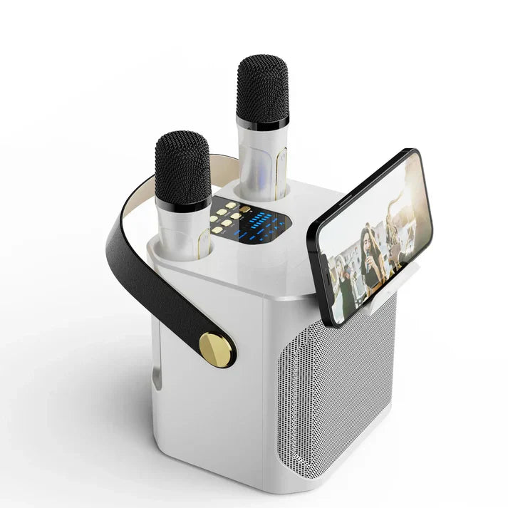 SoundJoy Karaoke Høyttaler – Bærbar Bluetooth Boombox med 360 Surround | Skanto