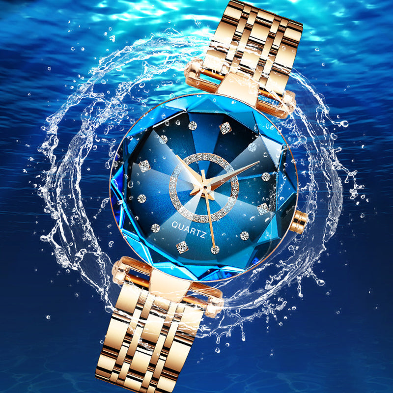 Skanto | Starry Diamond Dial Damen Vanntett Klokke