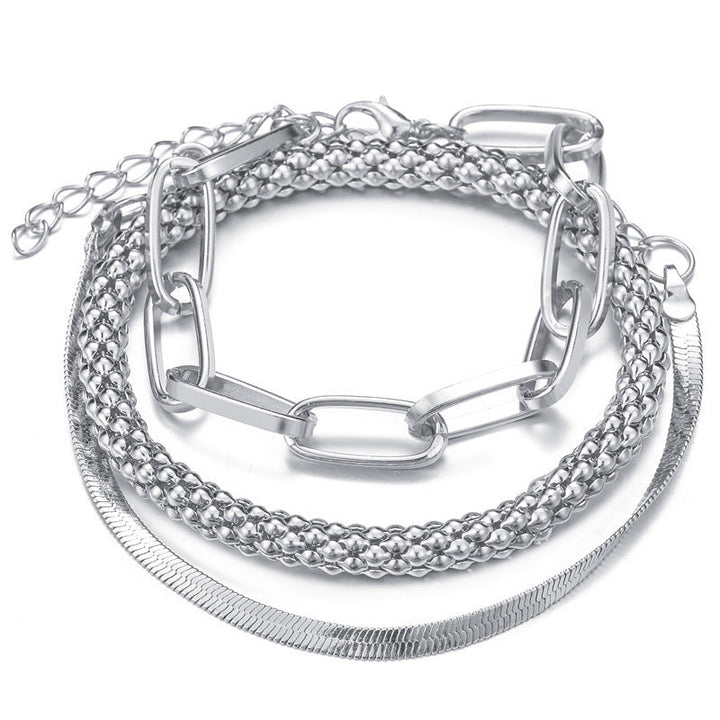 Skanto | 3 stk Chunky & Elegant Armbåndstabel