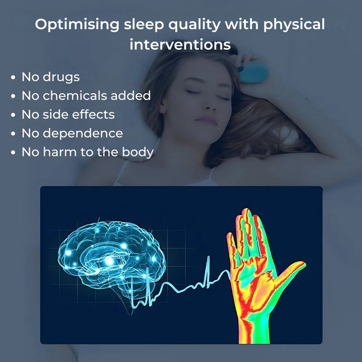 DreamEase Håndholdt Søvnhjelpsenhet | for Avslapning - Stress og Angstlindring - Insomni Hjelpenhet Skanto
