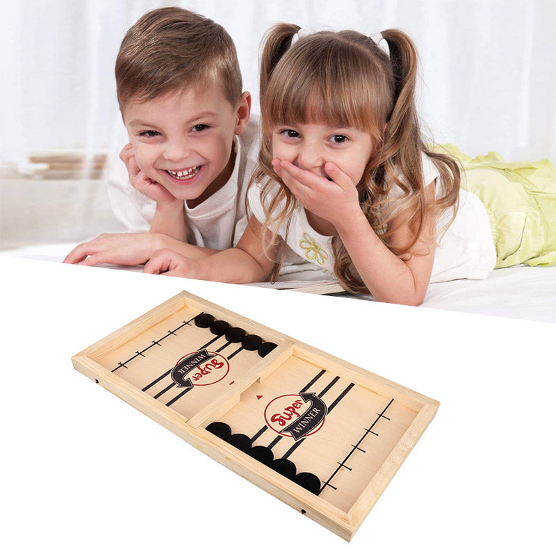 Skanto | – Reversibel Sling Puck Brettspill Dobbeltsidig for Familie