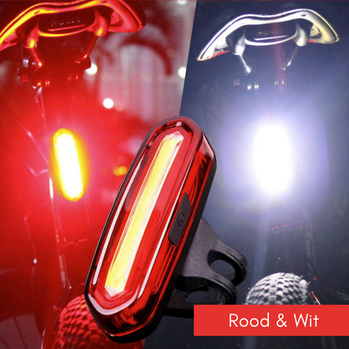 Kraftig Oppladbart LED Sykkel Baklys Skanto