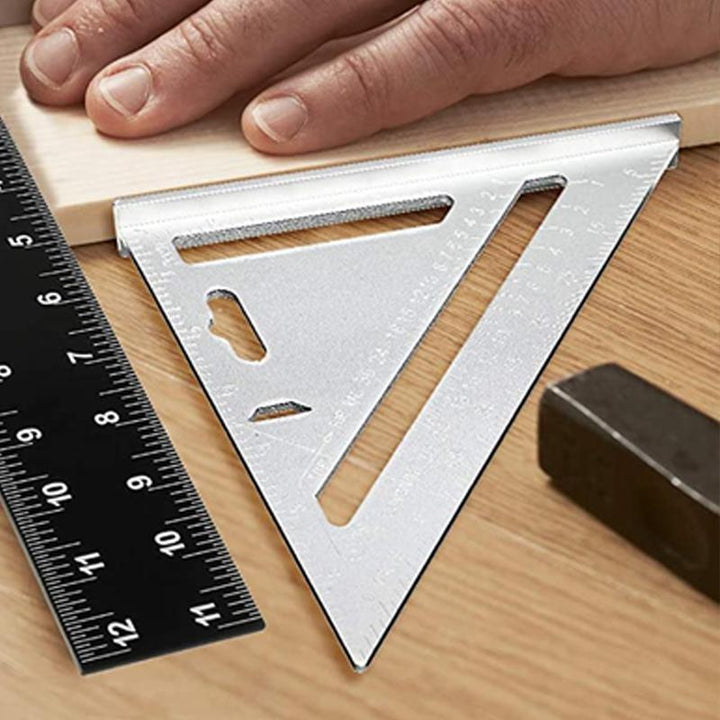 Skanto | Aluminiumlegering trekant- og firkantlinjal