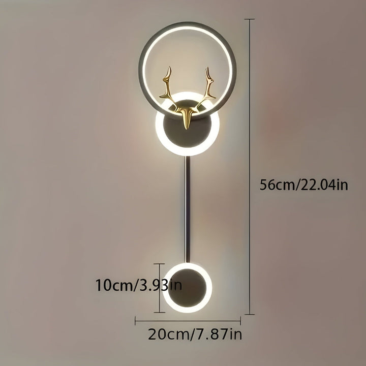 Elegant dobbelveggslys for minimalistisk og atmosfærisk belysning hjemme Skanto