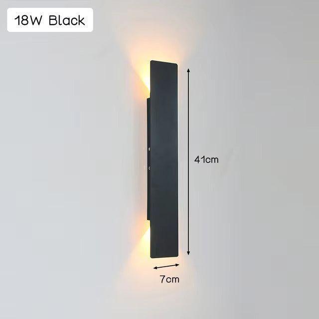 Skanto | Light - Moderne værbestandig LED-vegglampe laget av aluminium for utendørs bruk