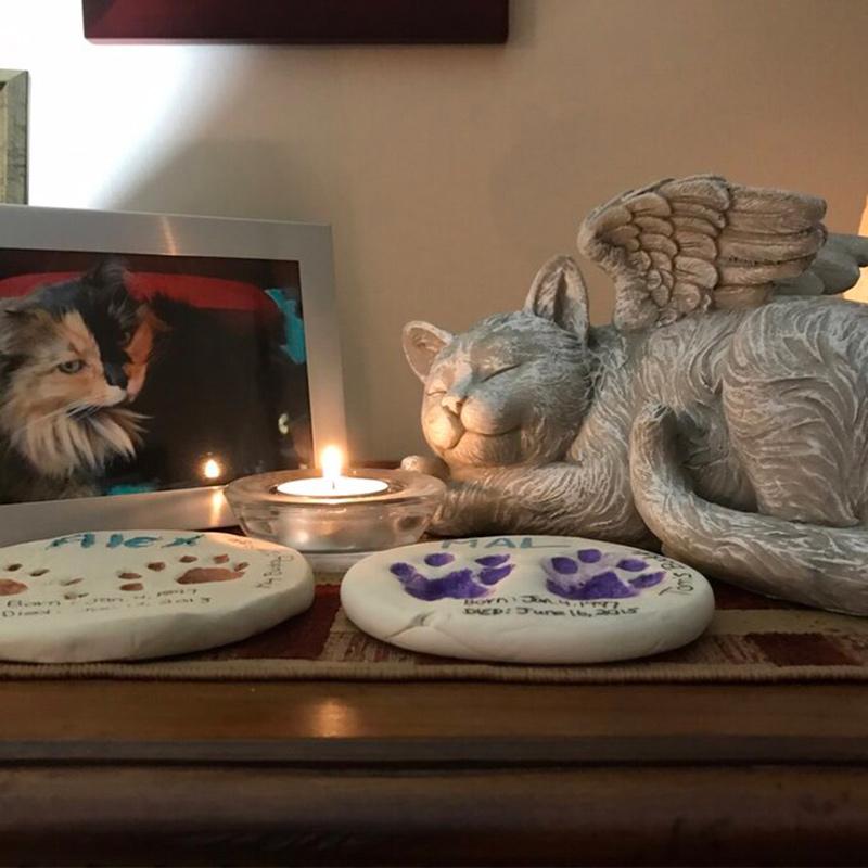 Skanto | Engel Hund og Katt Statue
