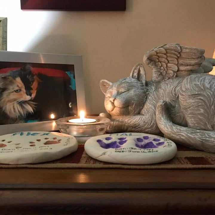 Skanto | Engel Hund og Katt Statue