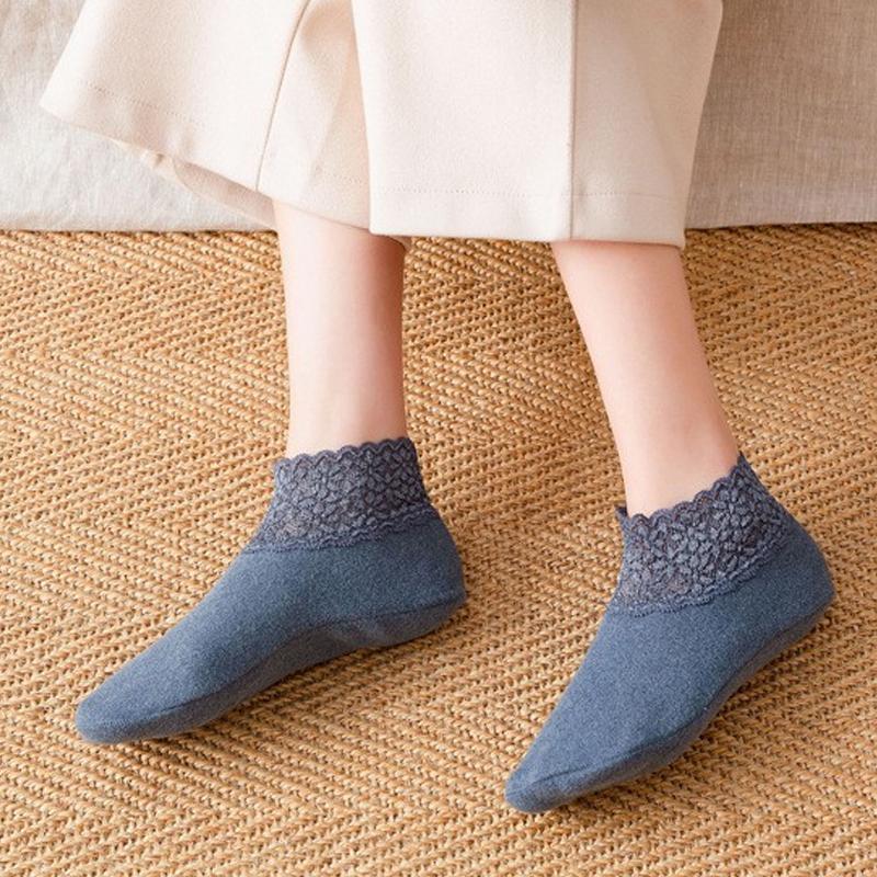 Skanto | Vinter Ny Motedesign Blonde Varme Strømper