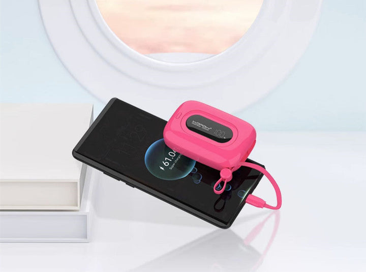 Skanto | 10000mAh Innebygd Dobbelt Kabel Power Bank