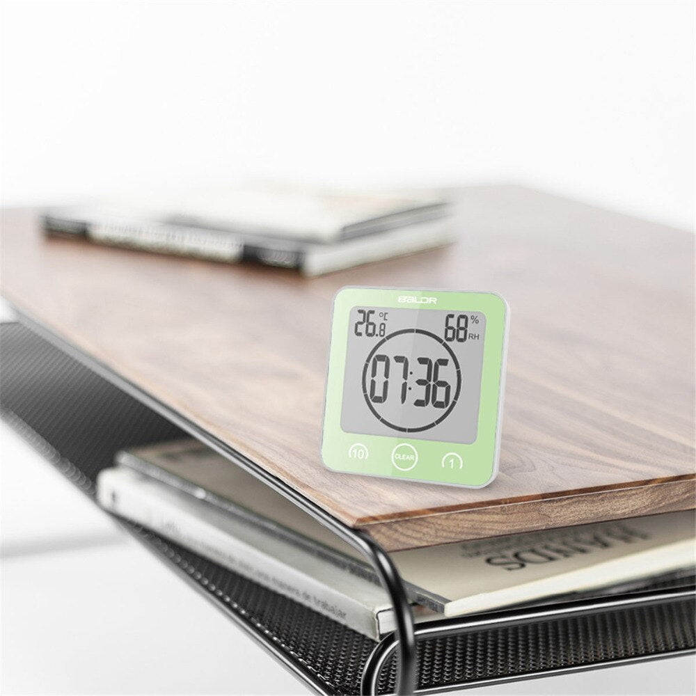 Norvo | Vanntett Dusjklokke - Alltid i tide, selv på badet!