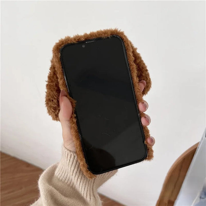 Skanto | Søt Hund Fluffy Snuggly iPhone Etui