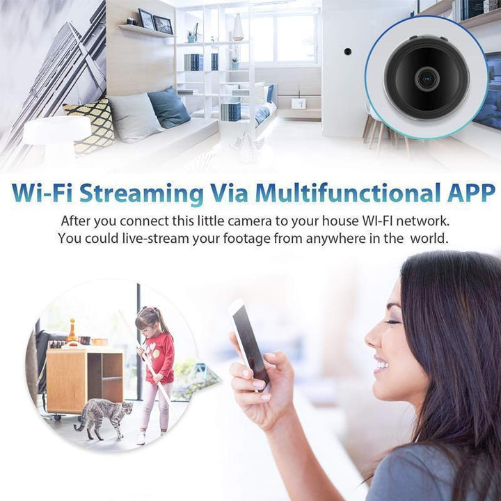 1080p Magnetisk WiFi Mini-Kamera RV Trailer Bakgård Kamera Skanto