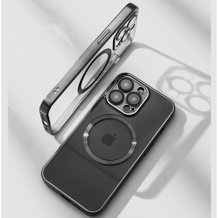 Skanto | Gjennomsiktig iPhone-deksel for trådløs lading