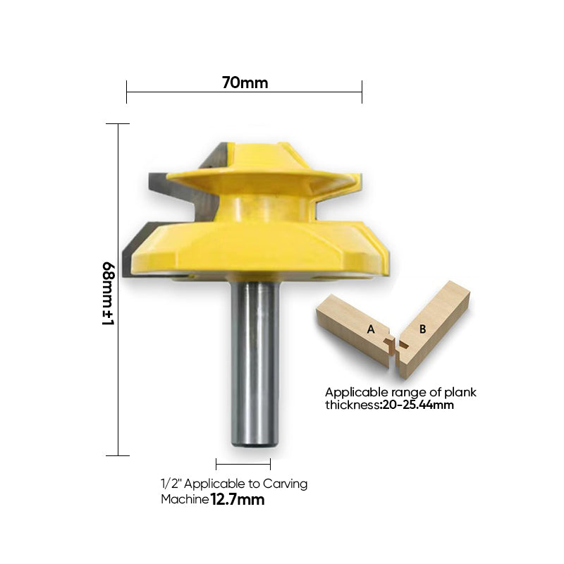 Skanto | Router Bit 45-graders limfuge låsemiter