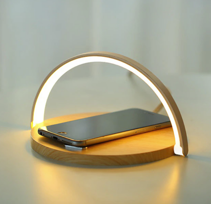 Bowlight Design™ - Stilig 3-i-1 Nattlys med Qi-lader Skanto