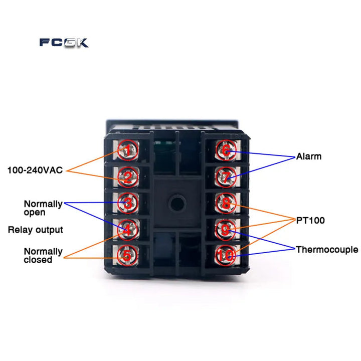 REX-C100 SSR Utgangstermostat Digital Timer | Skanto