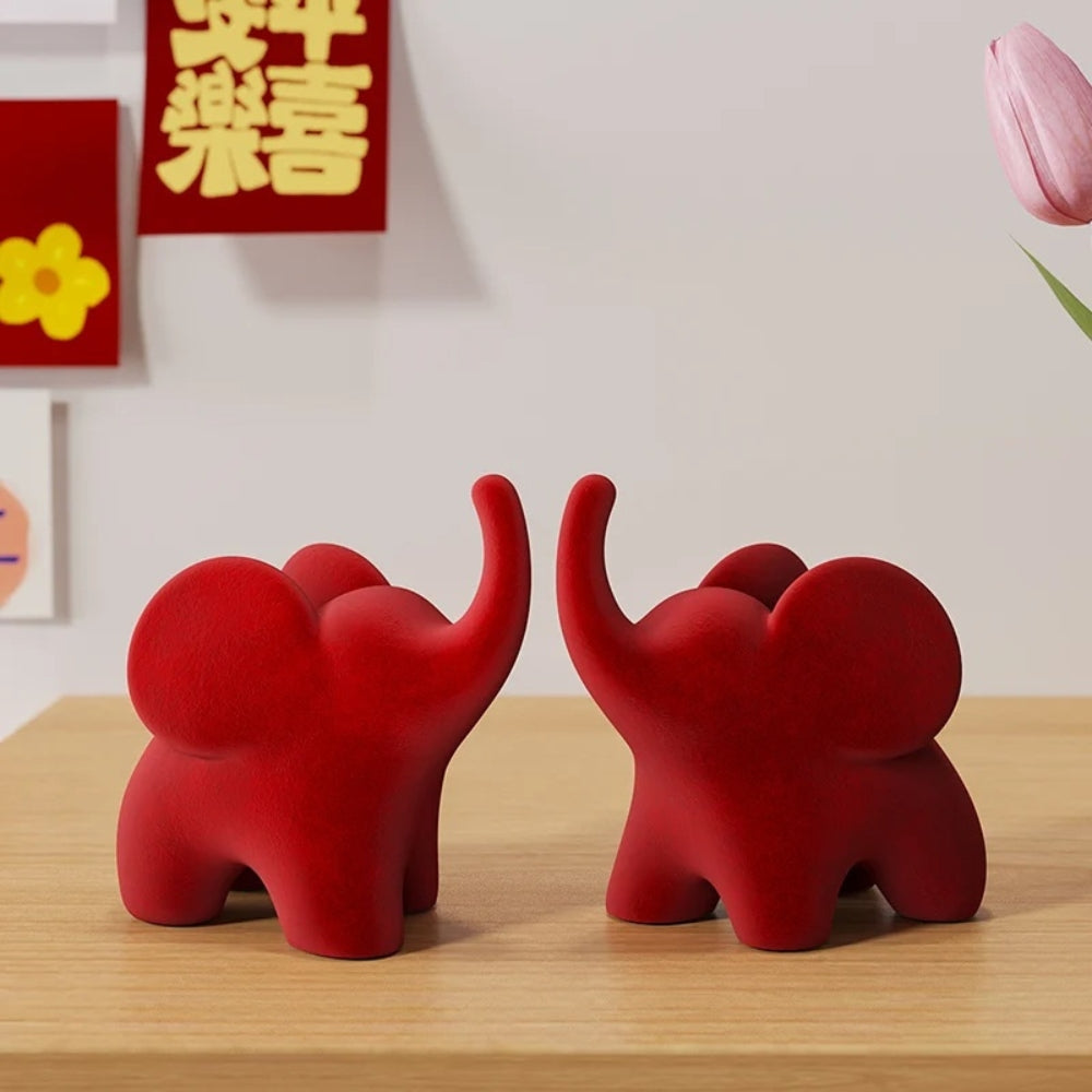 Skanto | Eklektisk Elefant Harpiks Figurer
