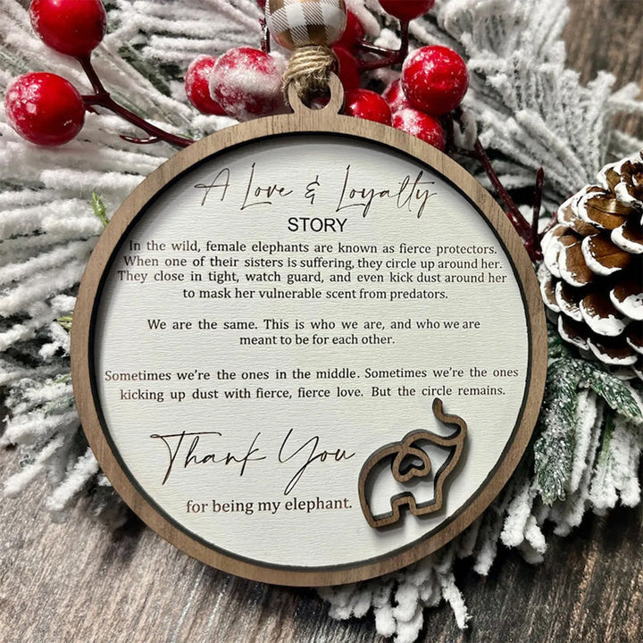 Skanto | Vennskaps Elefant Ornament