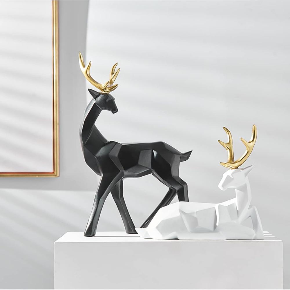 Geometrisk Hjort Utstillingsfigurine | Skanto