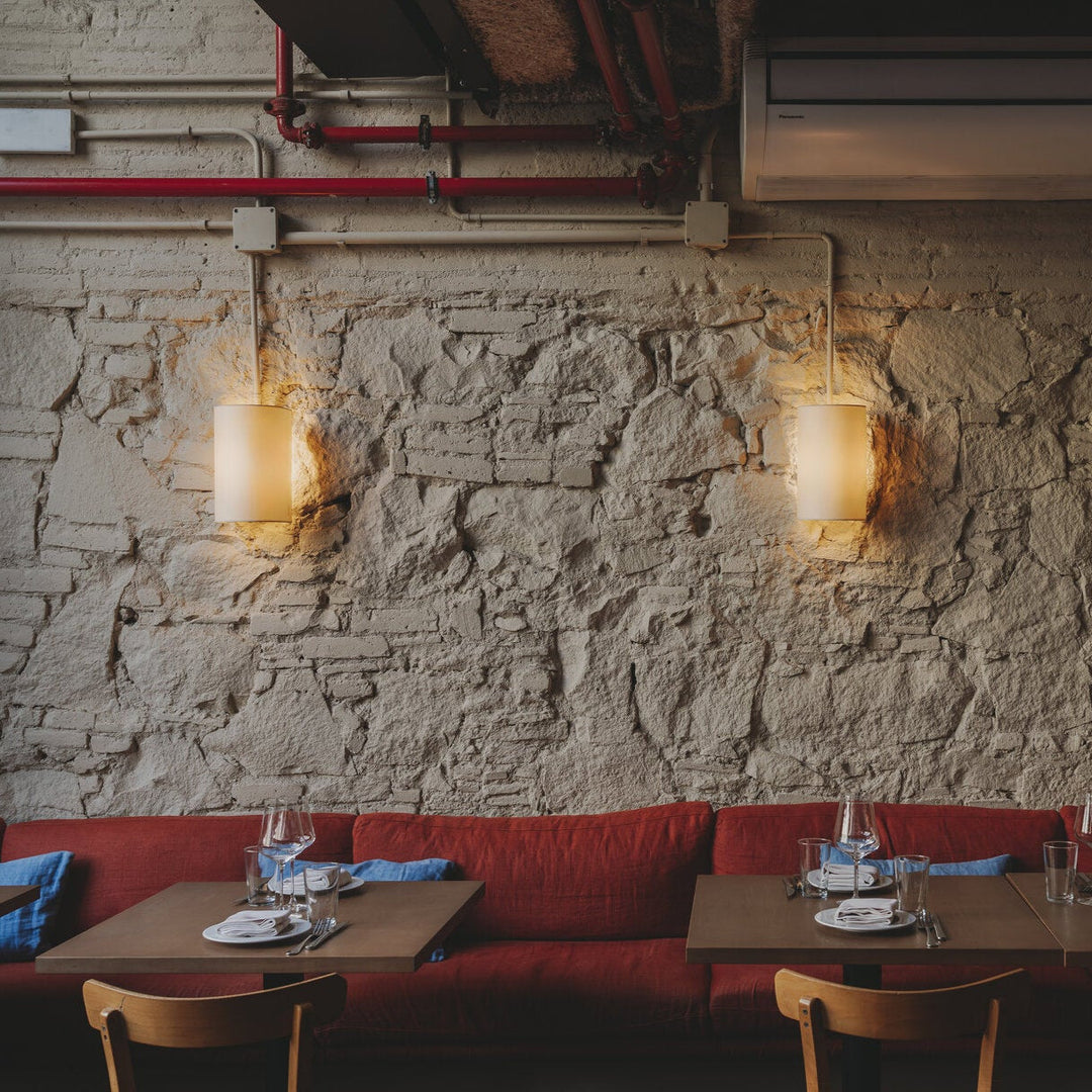 Skanto | Stoff Vegglampe i Japansk Wabi-Sabi Stil