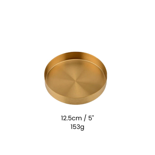 Skanto | Gull Rustfritt Stål 盘